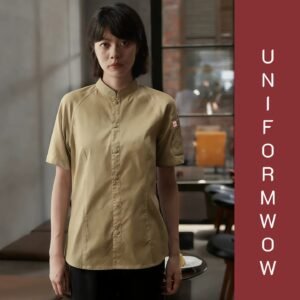 เสื้อพ่อครัวสีกากี