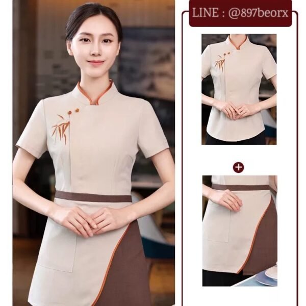 เสื้อพนักงานร้านอาหาร