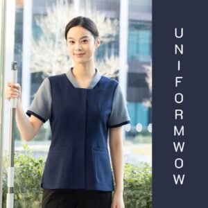 เสื้อแม่บ้านสีกรม